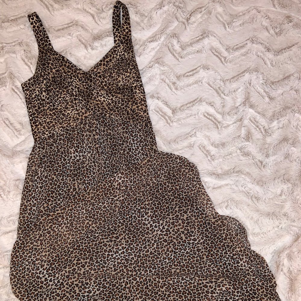 Robbie Bee Cheetah Maxi Dress